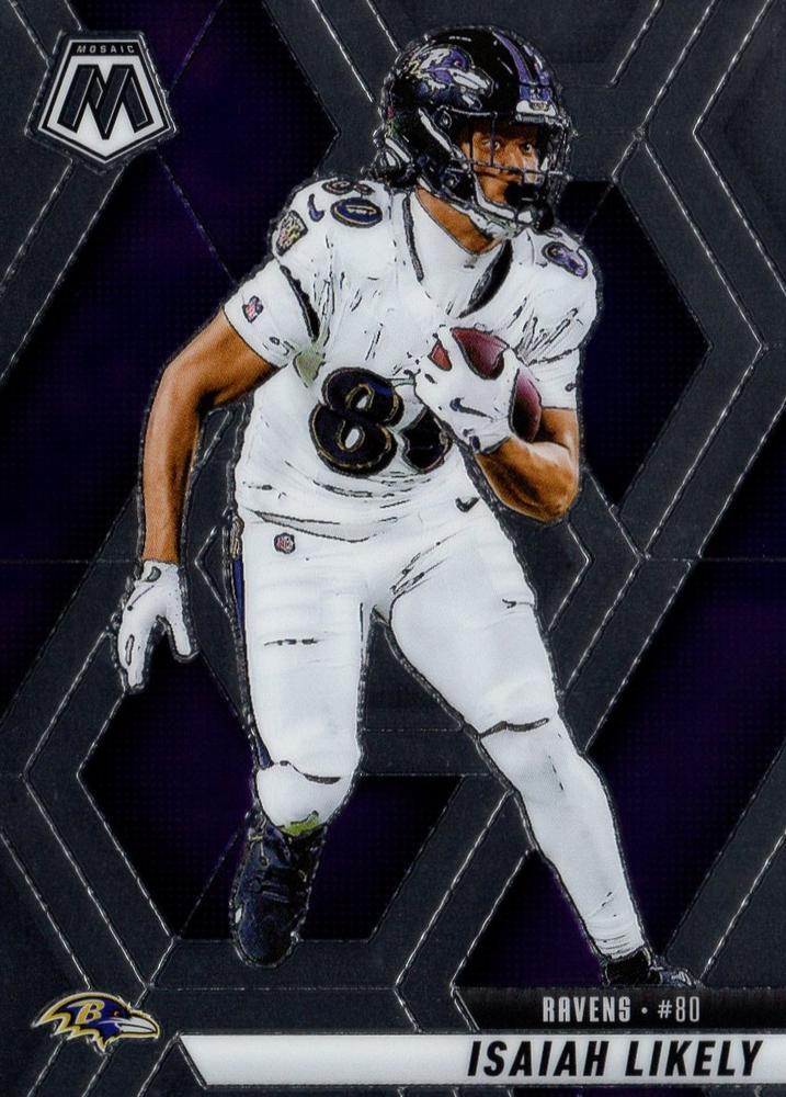 Isaiah Likely #177 Baltimore Ravens | 2025 Panini Mosaic | NFL Football