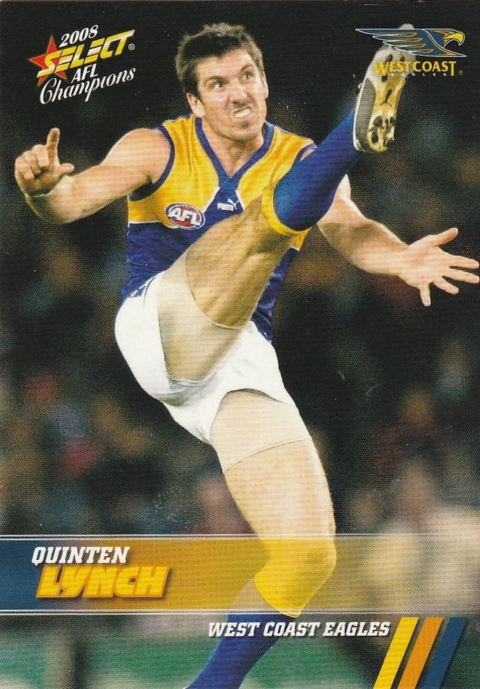 Quinten Lynch #178 West Coast Eagles | 2008 Select AFL Champions