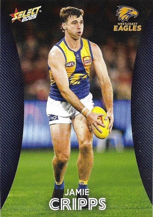 Jamie Cripps #178 West Coast Eagles | 2025 Select AFL Footy Stars