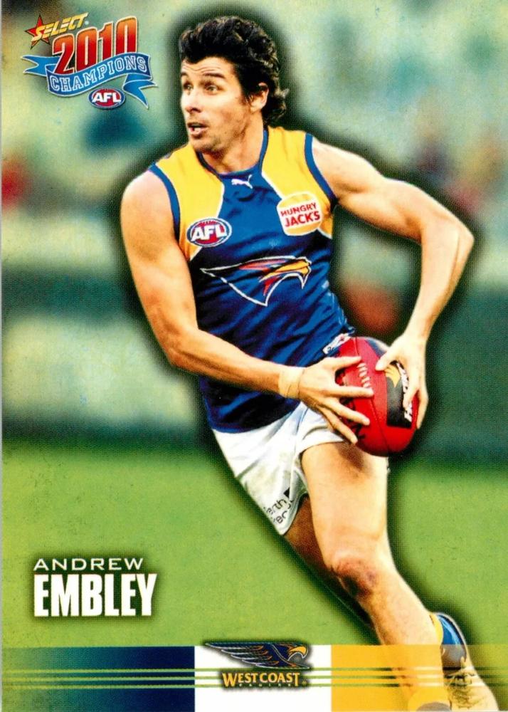 Andrew Embley #179 West Coast Eagles | 2010 Select AFL Champions