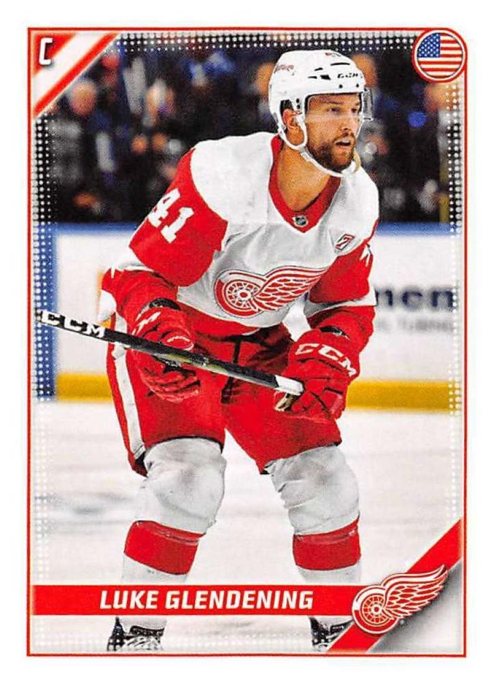 Luke Glendening #179 Detroit Red Wings | 2019-20 Topps NHL Sticker Collection