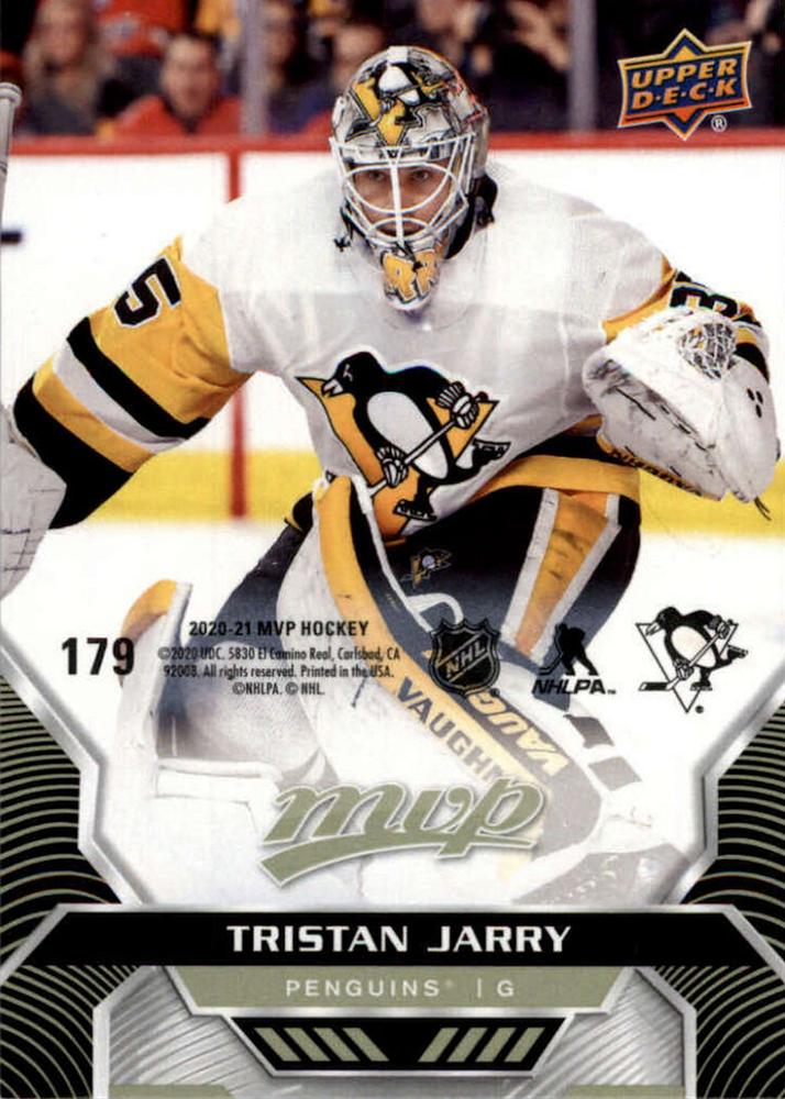 Tristan Jarry #179 Pittsburgh Penguins | 2020-21 Upper Deck MVP Puzzle Backs