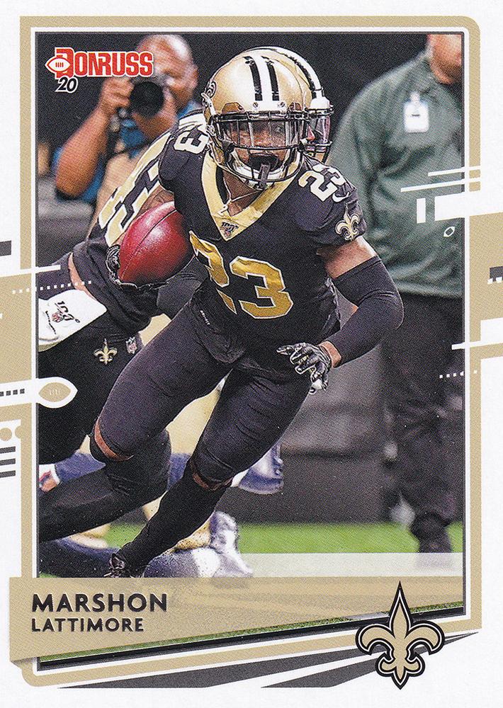 Marshon Lattimore #179 New Orleans Saints | 2020 Panini Donruss | NFL Football
