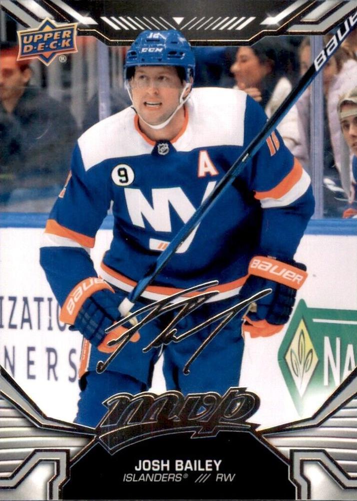 Josh Bailey #179 New York Islanders | 2022-23 Upper Deck MVP Silver Script