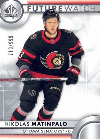 Nikolas Matinpalo #179 Ottawa Senators | 2023-24 SP Authentic