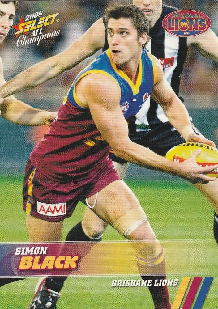 Simon Black #17 Brisbane Lions | 2008 Select AFL Champions
