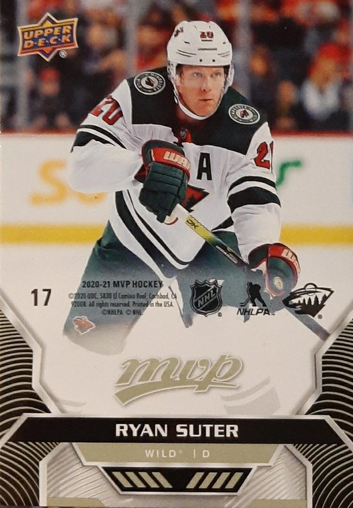 Ryan Suter #17 Minnesota Wild | 2020-21 Upper Deck MVP Puzzle Backs