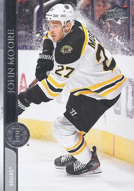 John Moore #17 Boston Bruins | 2020-21 Upper Deck