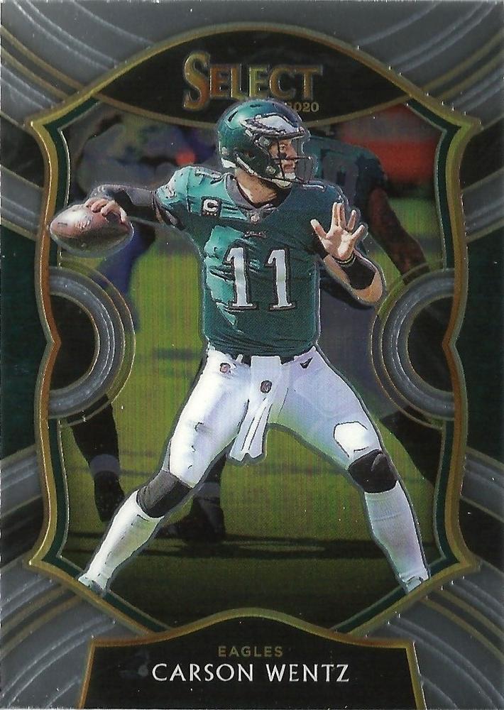 Carson Wentz #17 Philadelphia Eagles | 2020 Panini Select |  | NFL Football