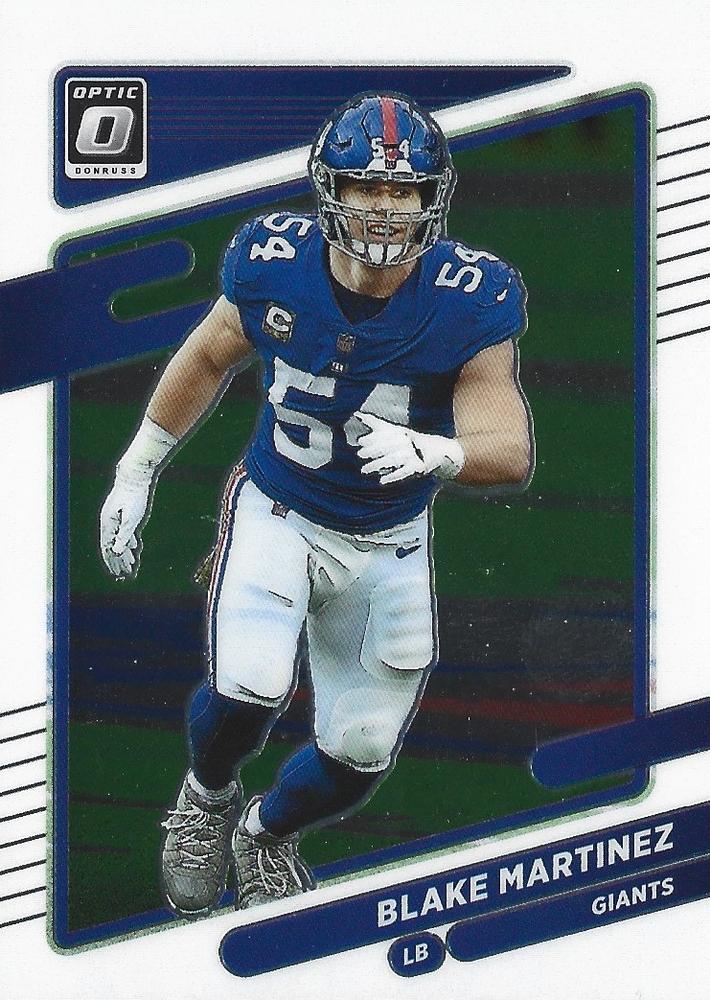 Blake Martinez #17 New York Giants | 2021 Donruss Optic | NFL Football