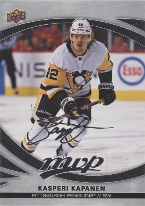 Kasperi Kapanen #17 Pittsburgh Penguins | 2023-24 Upper Deck MVP Silver Script