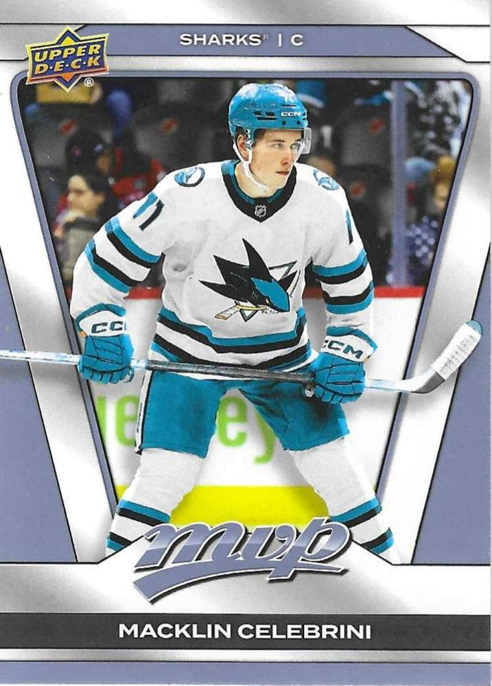 Macklin Celebrini #17 San Jose Sharks | 2025-26 Upper Deck MVP