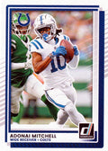 Adonai Mitchell #17 Indianapolis Colts | 2025 Donruss | NFL Football