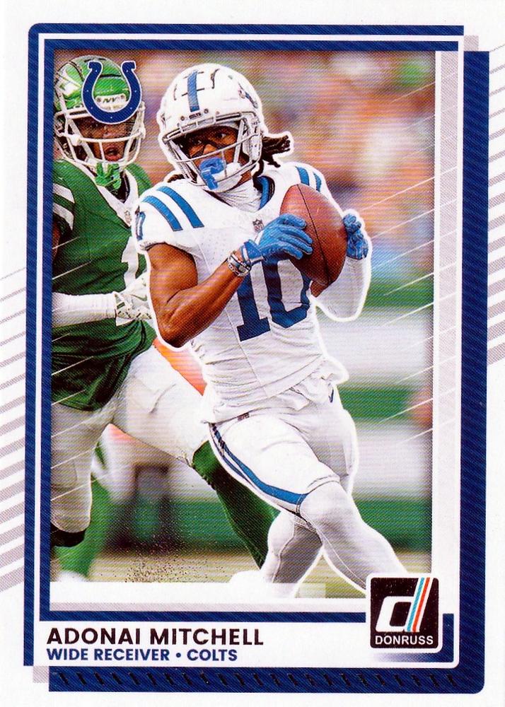Adonai Mitchell #17 Indianapolis Colts | 2025 Donruss | NFL Football