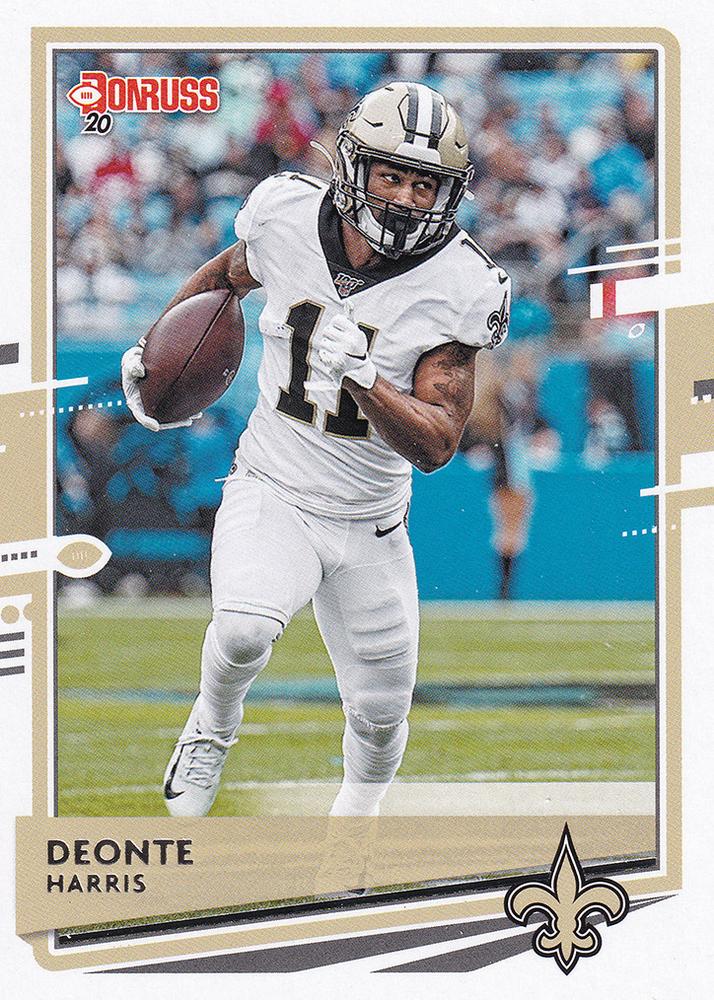 Deonte Harris #180 New Orleans Saints | 2020 Panini Donruss | NFL Football