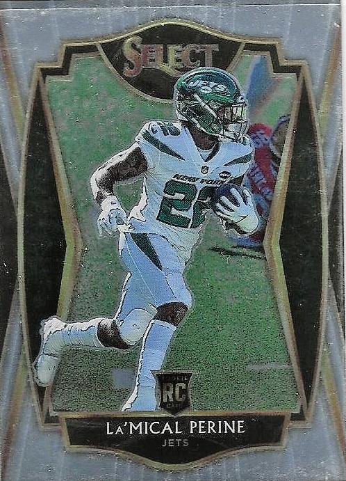 La'Mical Perine #180 New York Jets | 2020 Panini Select |  | NFL Football