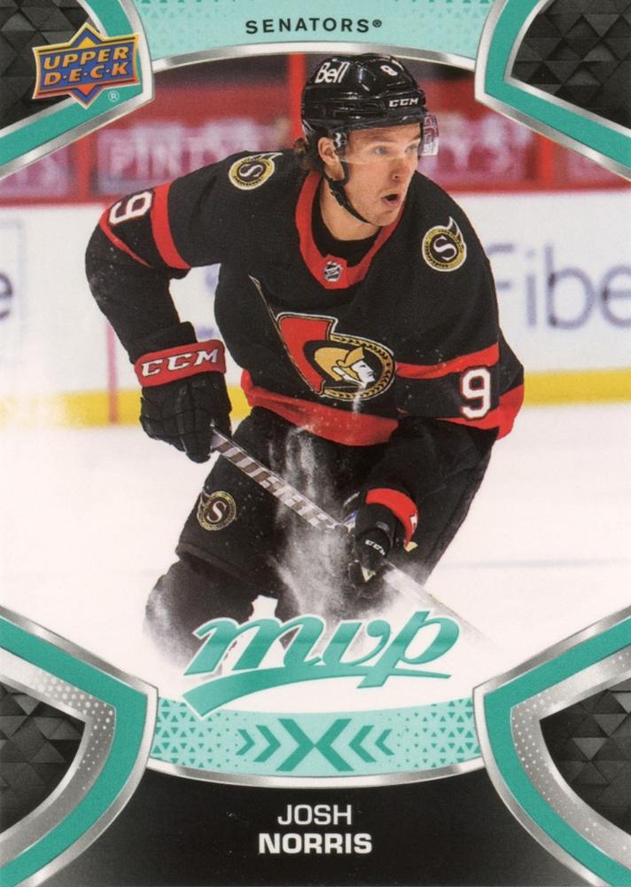 Josh Norris #180 Ottawa Senators | 2021-22 Upper Deck MVP