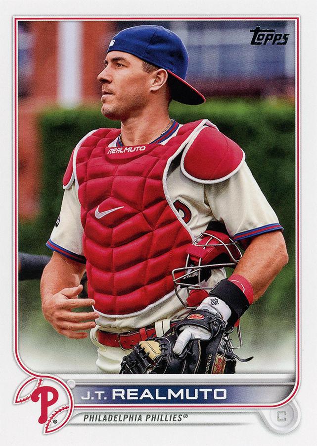 J.T. Realmuto #180 Philadelphia Phillies (Catcher's gear) | 2022 Topps