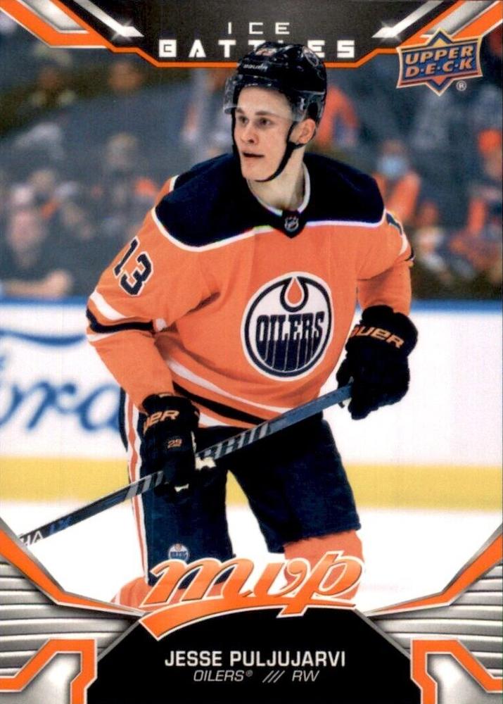 Jesse Puljujarvi #180 Edmonton Oilers | 2022-23 Upper Deck MVP Ice Battles