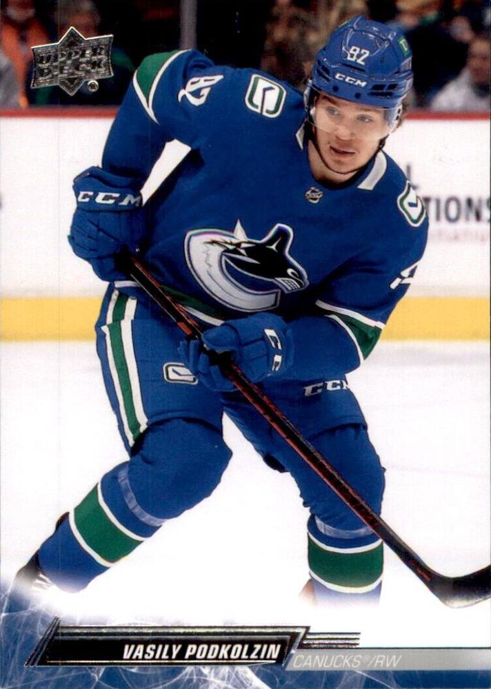 Vasily Podkolzin #180 Vancouver Canucks | 2022-23 Upper Deck