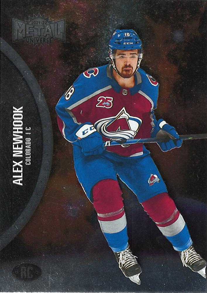 Alex Newhook Rookie #180 Colorado Avalanche | 2021-22 SkyBox Metal Universe