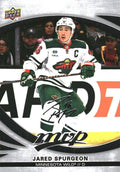 Jared Spurgeon #180 Minnesota Wild | 2023-24 Upper Deck MVP Silver Script