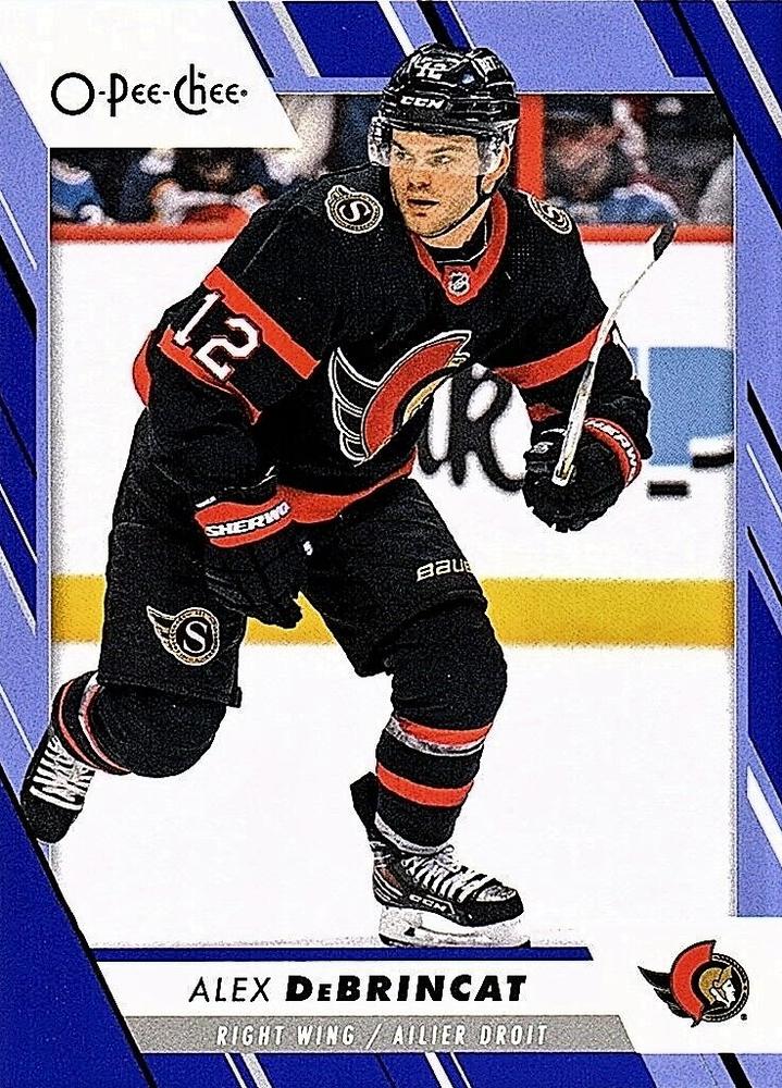 Alex DeBrincat #180 Ottawa Senators | 2023-24 O-Pee-Chee Blue Border