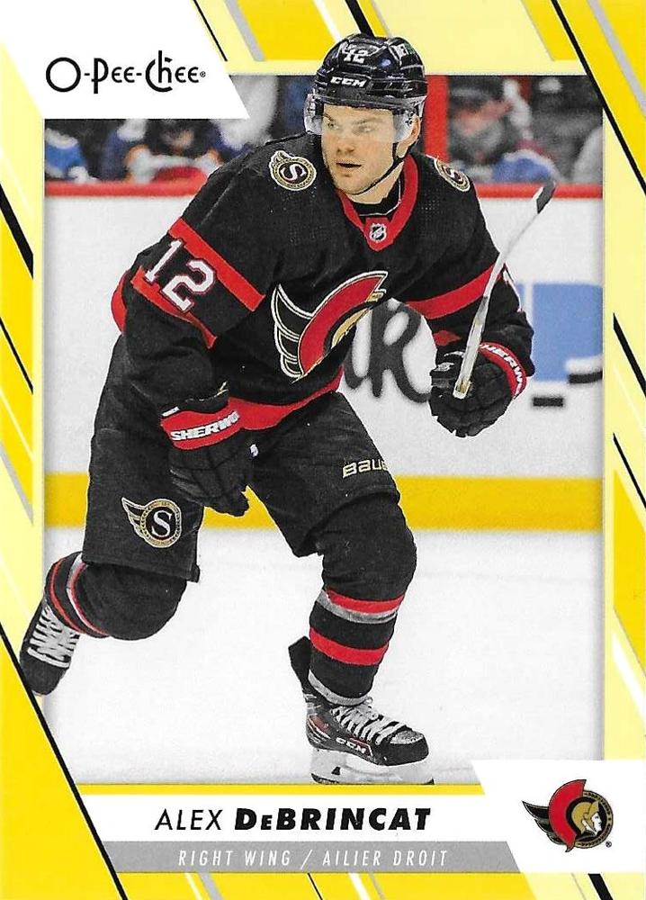 Alex DeBrincat #180 Ottawa Senators | 2023-24 O-Pee-Chee Yellow Border