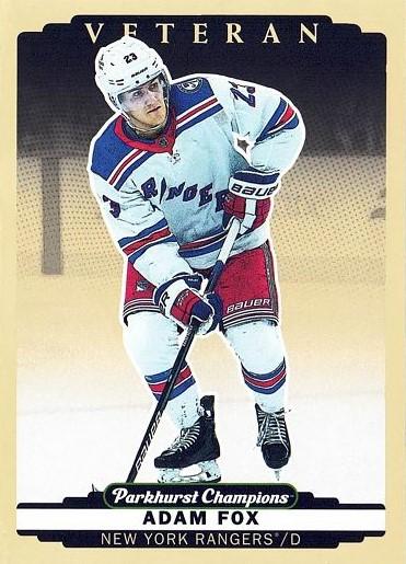 Adam Fox #180 New York Rangers | 2022-23 Parkhurst Champions