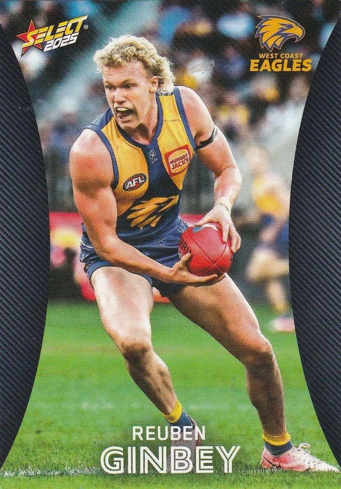 Reuben Ginbey #180 West Coast Eagles | 2025 Select AFL Footy Stars