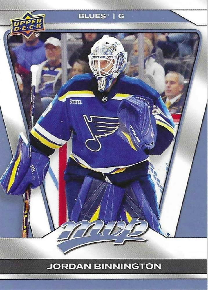 Jordan Binnington #180 St. Louis Blues | 2025-26 Upper Deck MVP