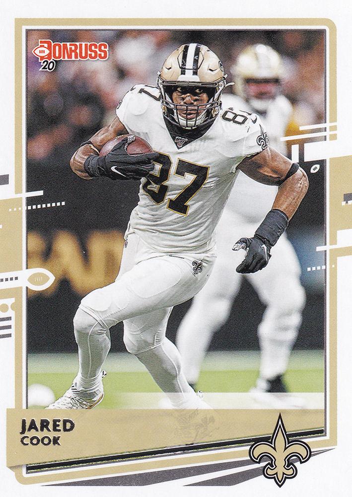 Jared Cook #181 New Orleans Saints | 2020 Panini Donruss | NFL Football