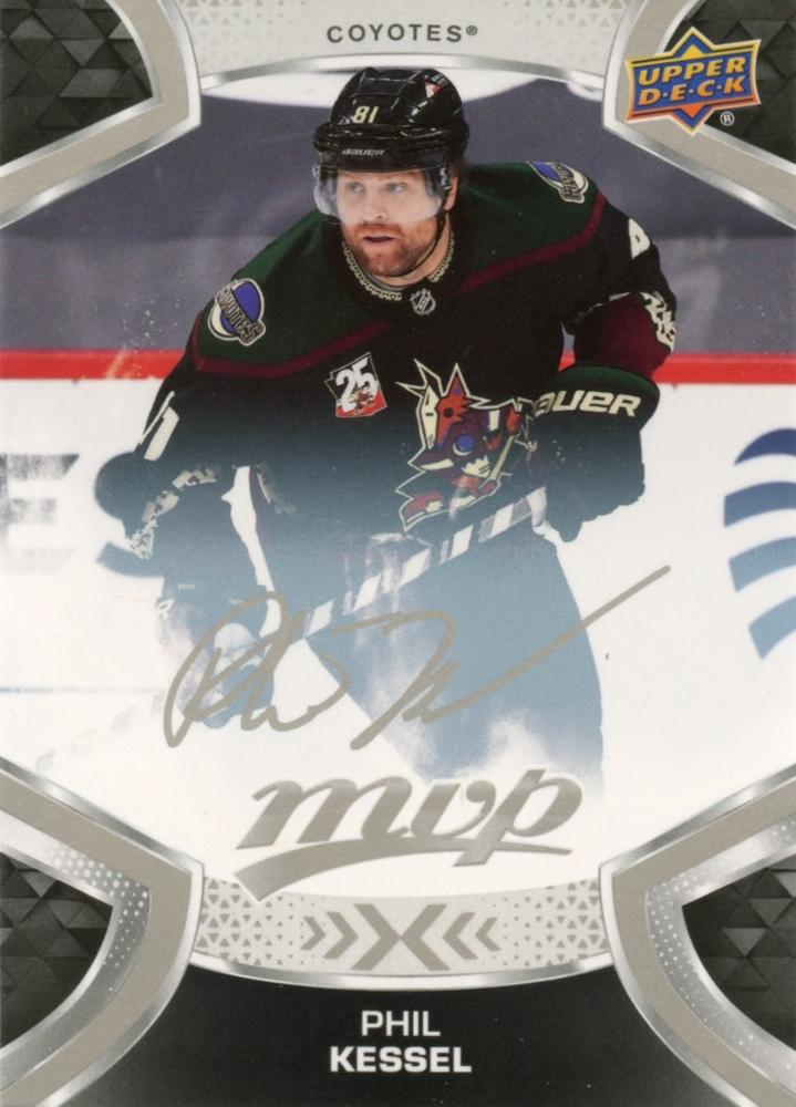 Phil Kessel #181 Arizona Coyotes | 2021-22 Upper Deck MVP Silver Script