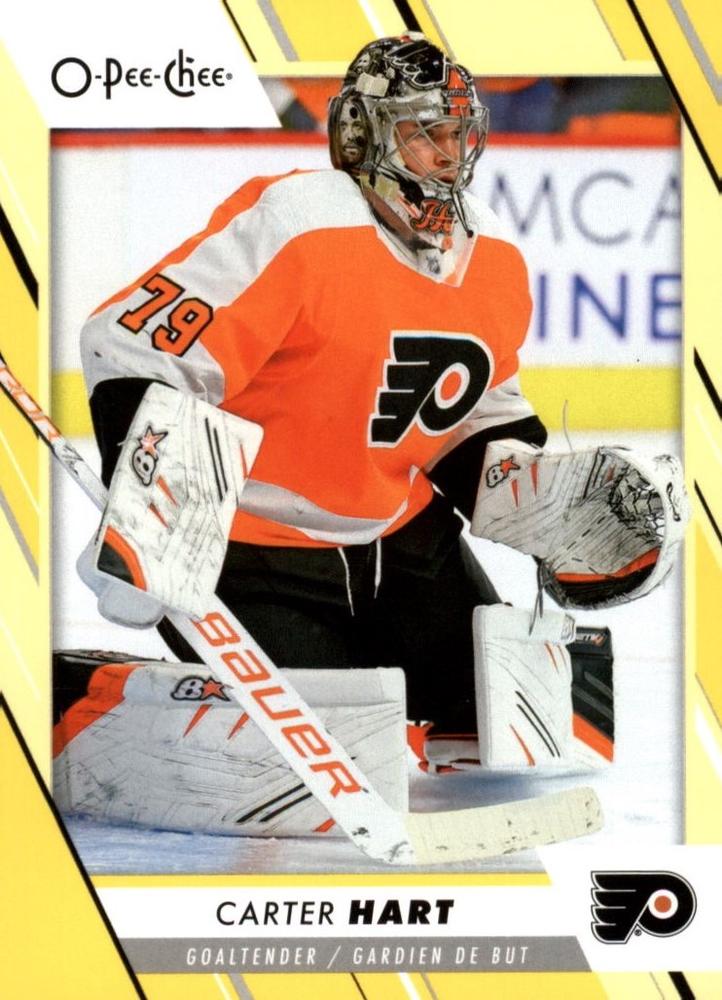 Carter Hart #181 Philadelphia Flyers | 2023-24 O-Pee-Chee Yellow Border