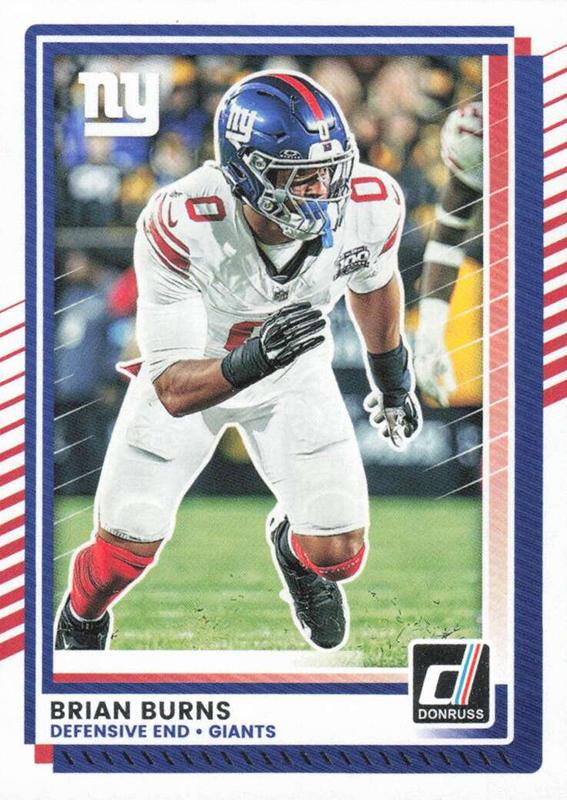 Brian Burns #181 New York Giants | 2025 Donruss | NFL Football