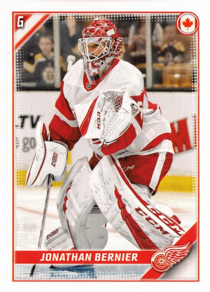 Jonathan Bernier #182 Detroit Red Wings | 2019-20 Topps NHL Sticker Collection