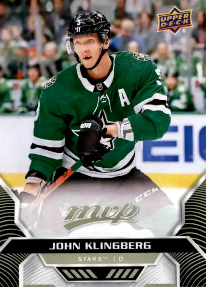 John Klingberg #182 Dallas Stars | 2020-21 Upper Deck MVP