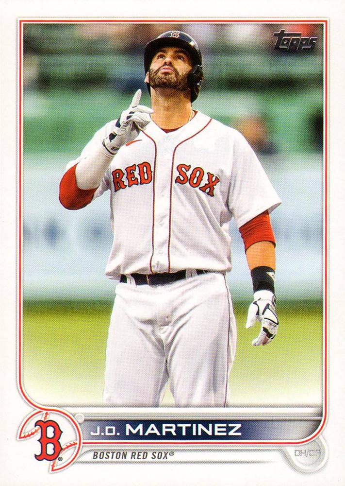 J.D. Martinez #182 Boston Red Sox | 2022 Topps