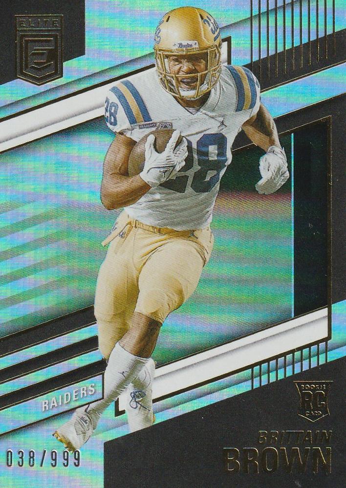 Brittain Brown #182 Las Vegas Raiders | 2022 Donruss Elite | NFL Football