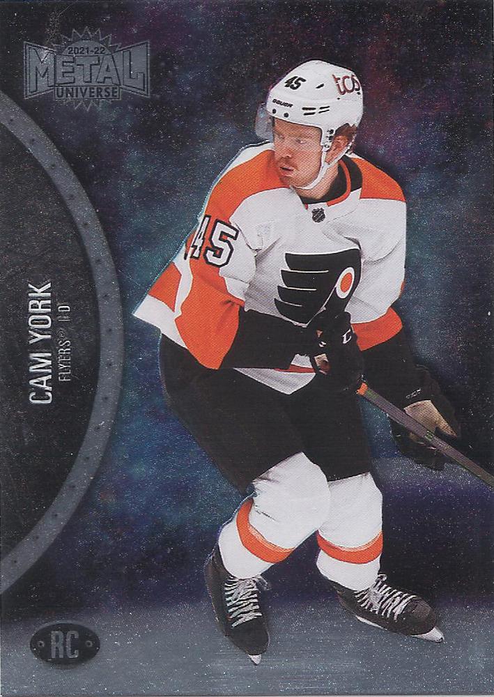 Cam York Rookie #182 Philadelphia Flyers | 2021-22 SkyBox Metal Universe