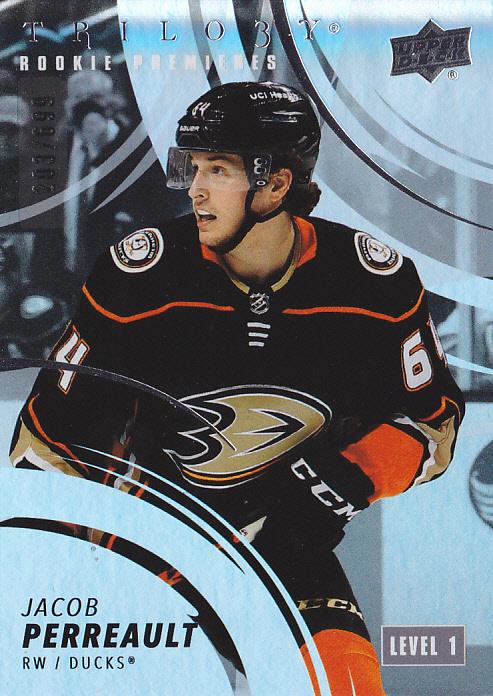 Jacob Perreault #182 Anaheim Ducks | 2022-23 Upper Deck Trilogy