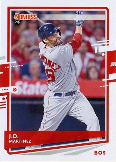 J.D. Martinez #183 Boston Red Sox | 2020 Donruss