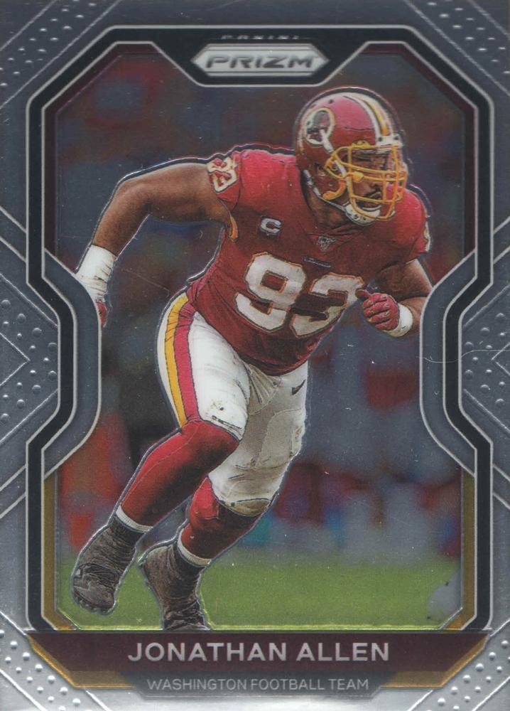 Jonathan Allen #183 Washington Football Team | 2020 Panini Prizm | NFL Football