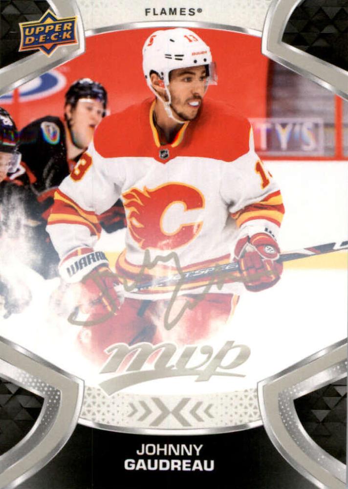 Johnny Gaudreau #183 Calgary Flames | 2021-22 Upper Deck MVP Silver Script