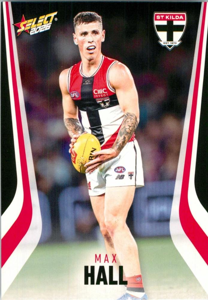 Max Hall #183 St. Kilda Saints | 2026 Select AFL Footy Stars