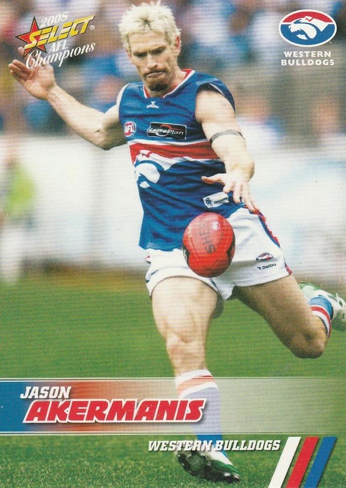 Jason Akermanis #184 Western Bulldogs | 2008 Select AFL Champions