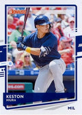 Keston Hiura #184 Milwaukee Brewers | 2020 Donruss