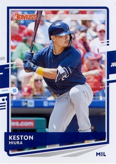Keston Hiura #184 Milwaukee Brewers | 2020 Donruss