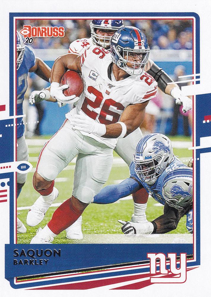Saquon Barkley #184 New York Giants | 2020 Panini Donruss | NFL Football