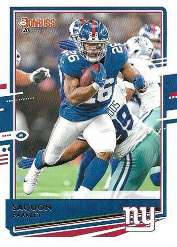 Saquon Barkley #184 New York Giants (Blue jersey) | 2020 Panini Donruss | NFL Football